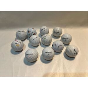 Taylor-Made Used Golf Balls 12 in the Set You Receive What You See in the Pics